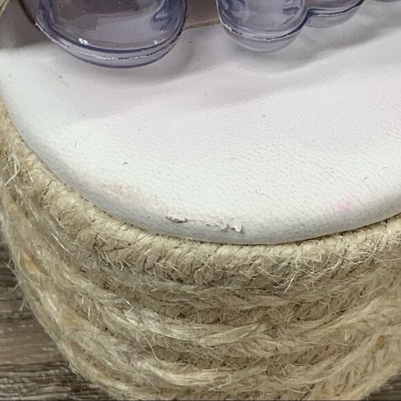 Nine West~Women’s~”Kushala”~Ivory~Wedge Sandals~Size 8M  - Picture 5 of 11